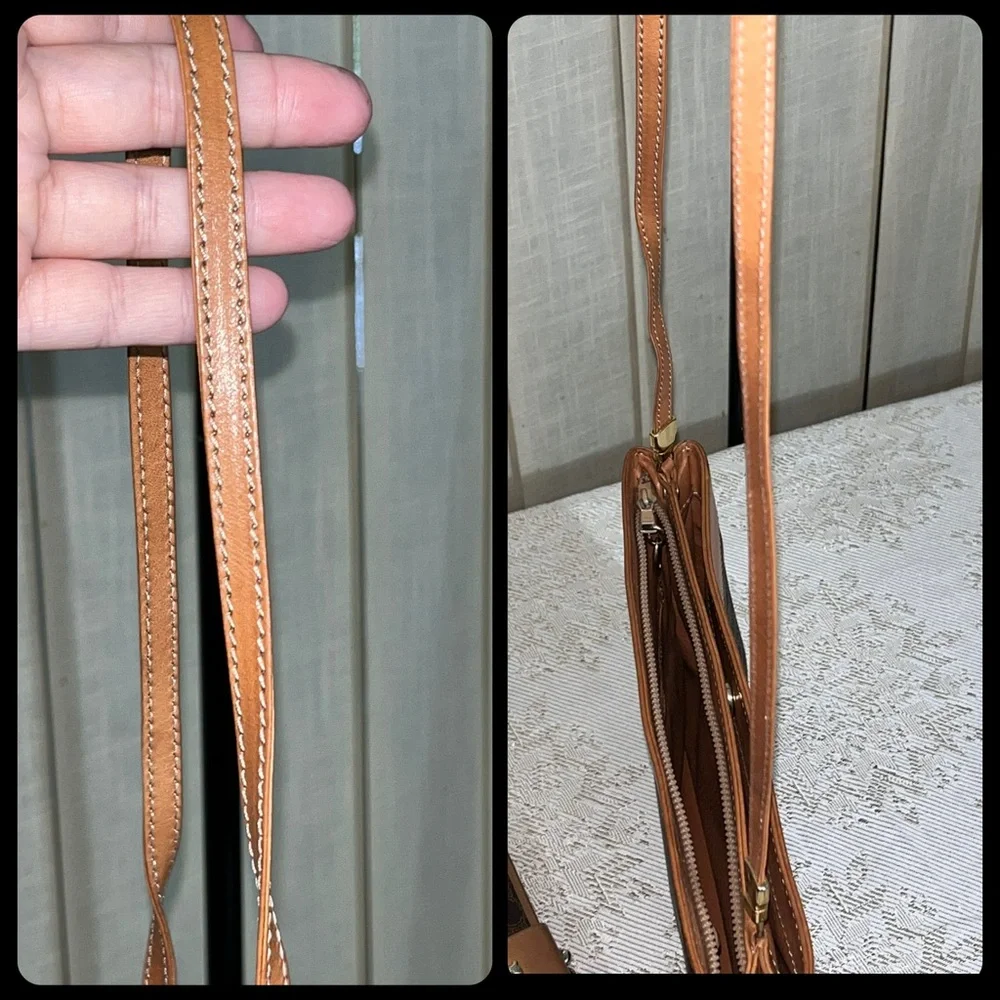 Vintage Celine Macadam Leather Crossbody Purse & Wallet Set - Picture 5 of 17
